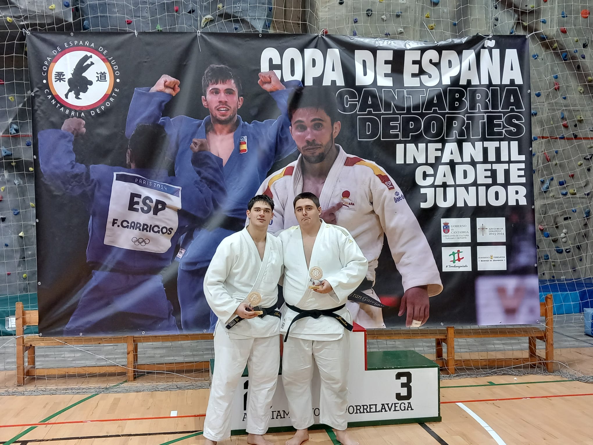 Oro y plata para los hermanos Lavado en la Copa de España júnior de judo